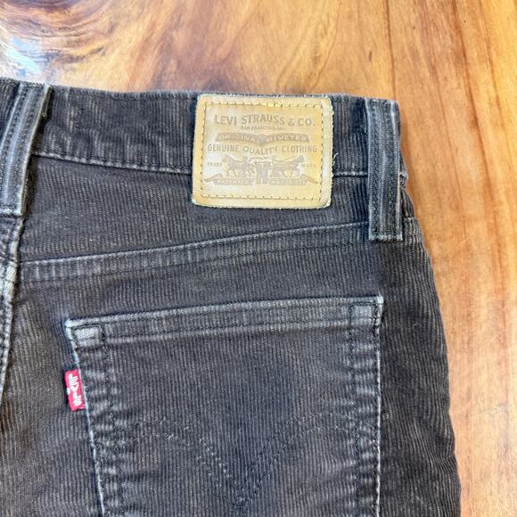 Levi's Wedgie Straight Pants Women's 28 x 8 LVC Premium Stretch Corduroy H4-9 - Picture 9 of 9